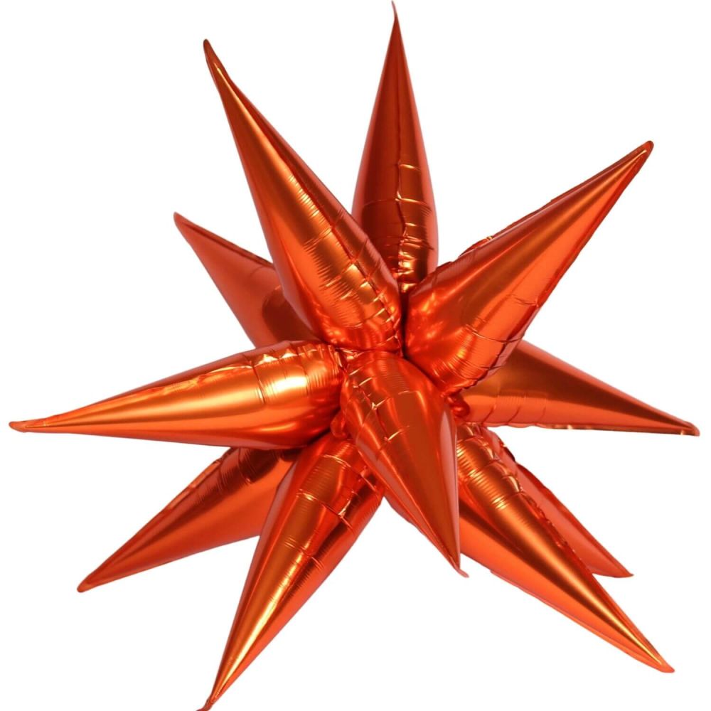 Magic Starburst 26" Orange Balloon