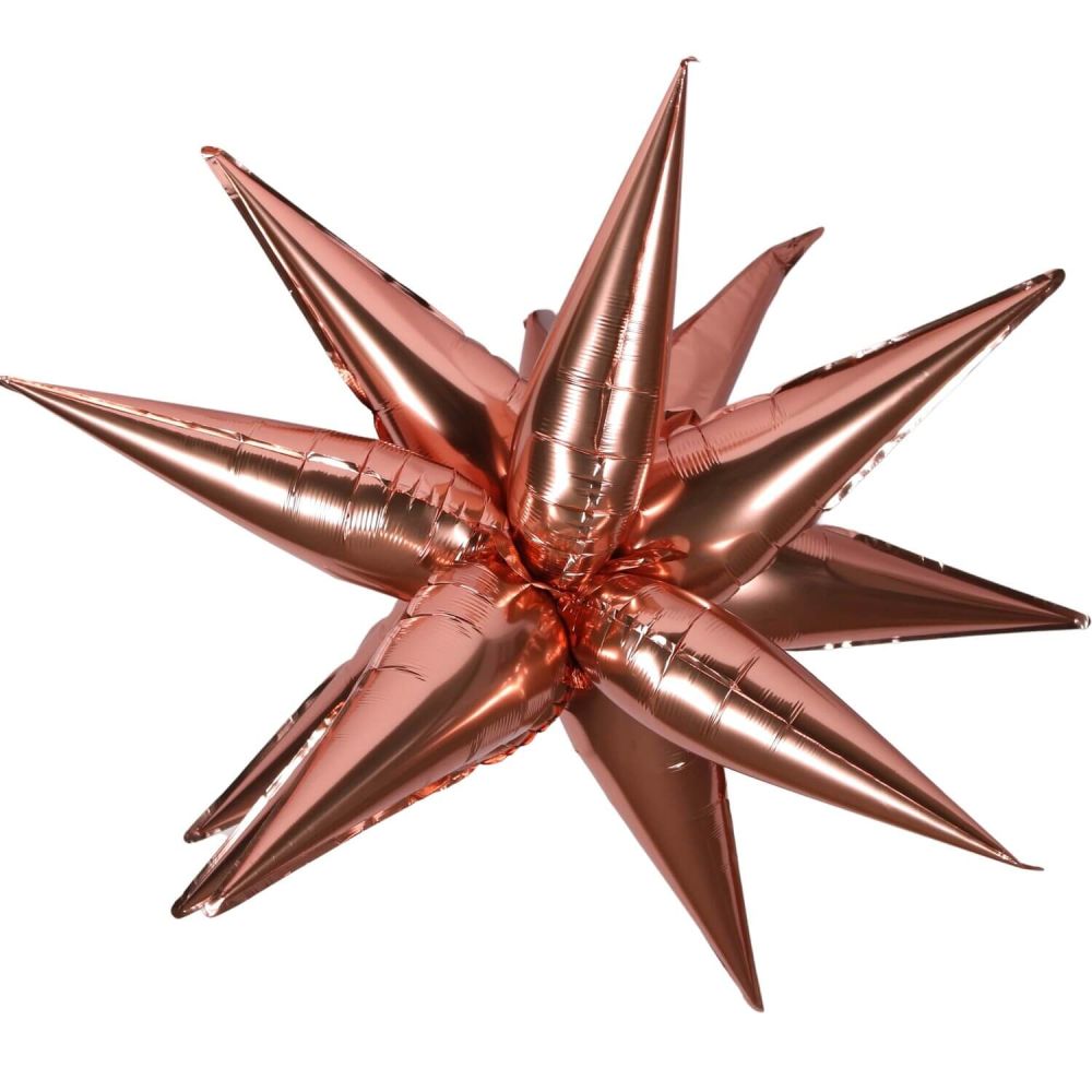 Magic Starburst 40" Rose Gold Balloon