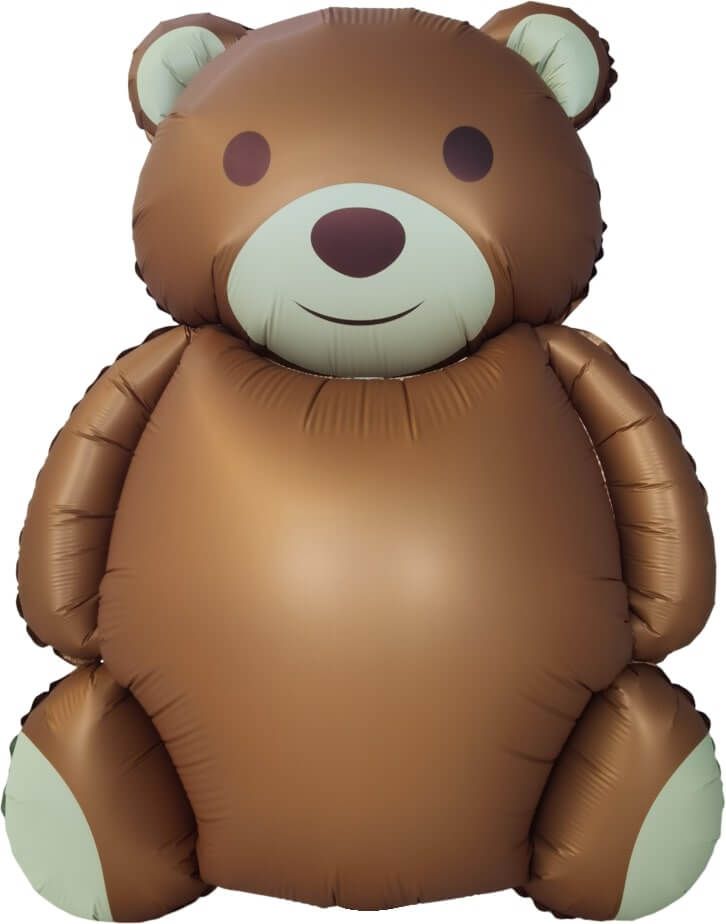 35" Matte Brown Bear (non-packaged) Balloon