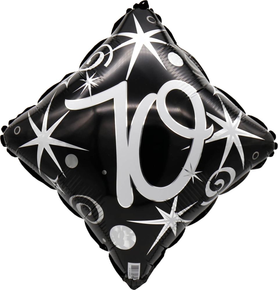 18" 70 Elegant Sparkles and Swirls Balloon Airise