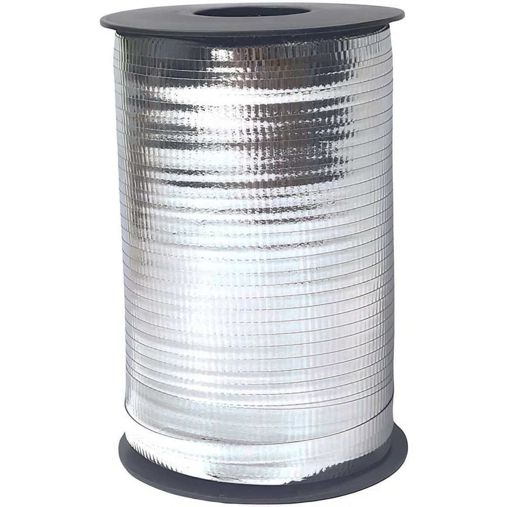 Crimped Curling Ribbon - Metallic Silver