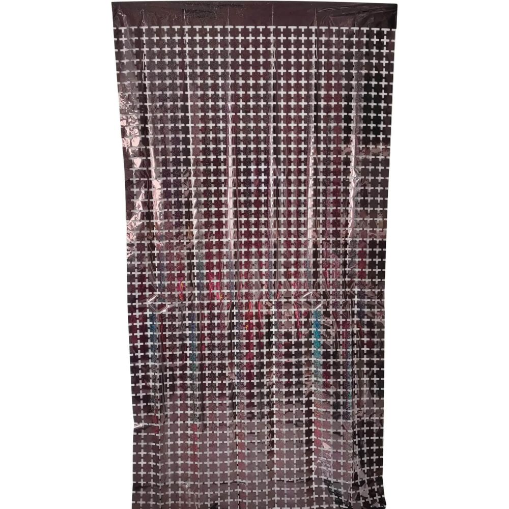 6.5ft x 3.25ft Square Curtain - Black