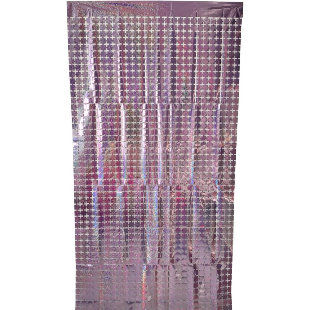 6.5ft x 3.25ft Square Curtain - Pink
