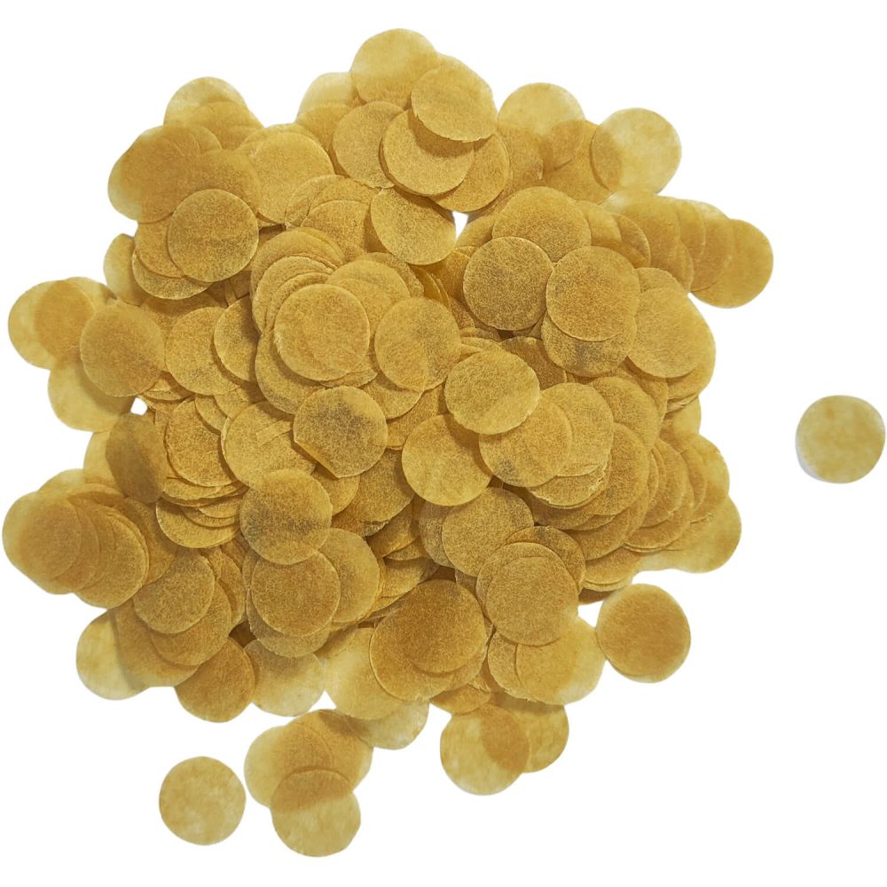 Confetti 20 g - 1cm Paper Gold