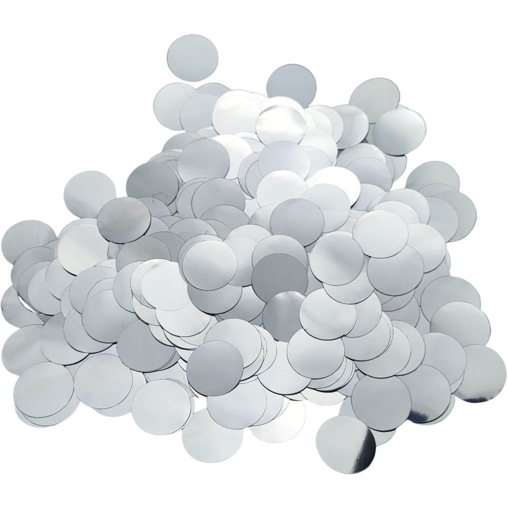 Confetti 20 g - 1.5cm Metallic Silver