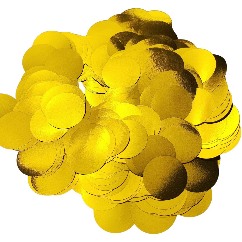 Confetti 20 g - 2.5cm Metallic Gold