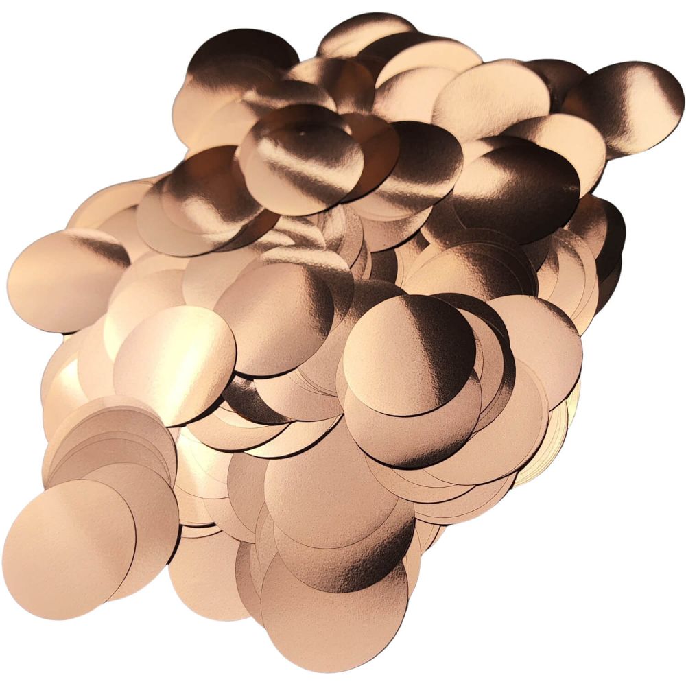 Confetti 20 g - 2.5cm Metallic Rose Gold