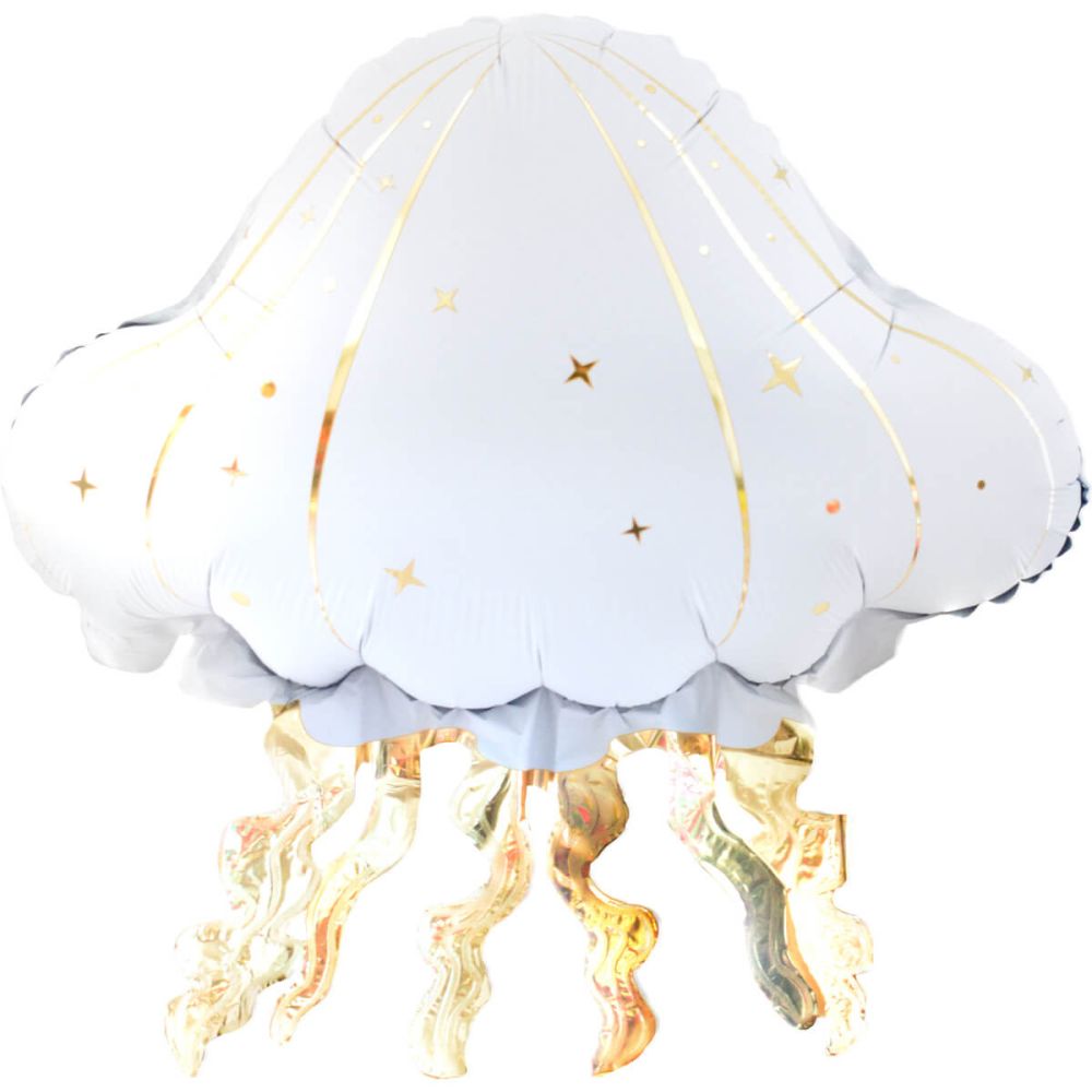 22" White Jellyfish Balloon