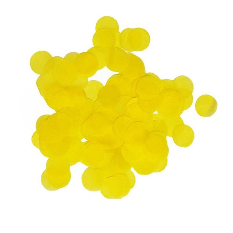 1cm Paper Confetti Dots Yellow (15g)