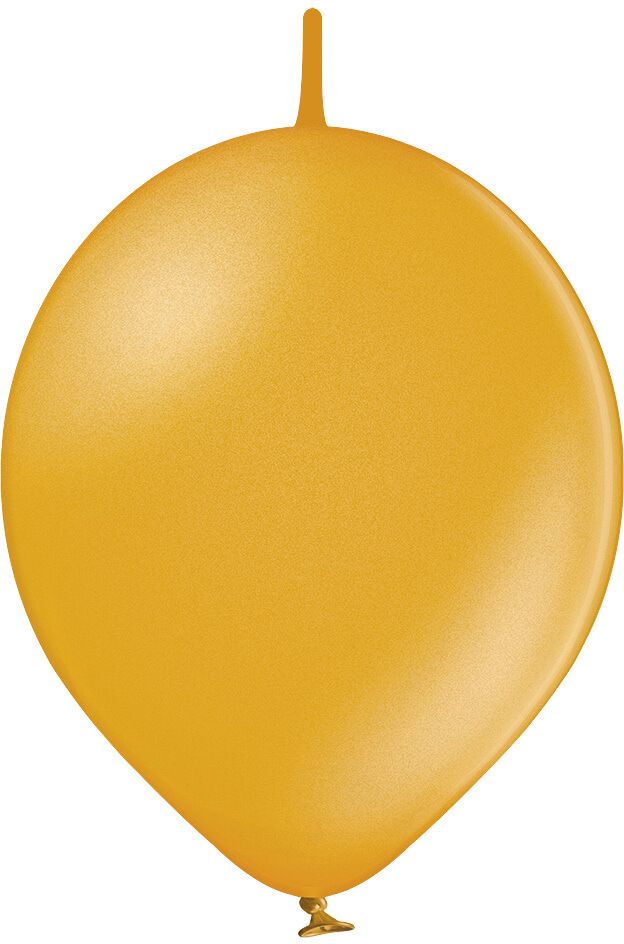 11" Metallic Gold Linking (50pcs) Belbal Balloons