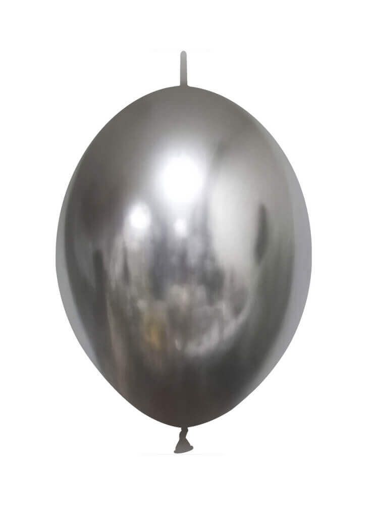 05" Chrome Silver Linking (50pcs) Celetex Balloons