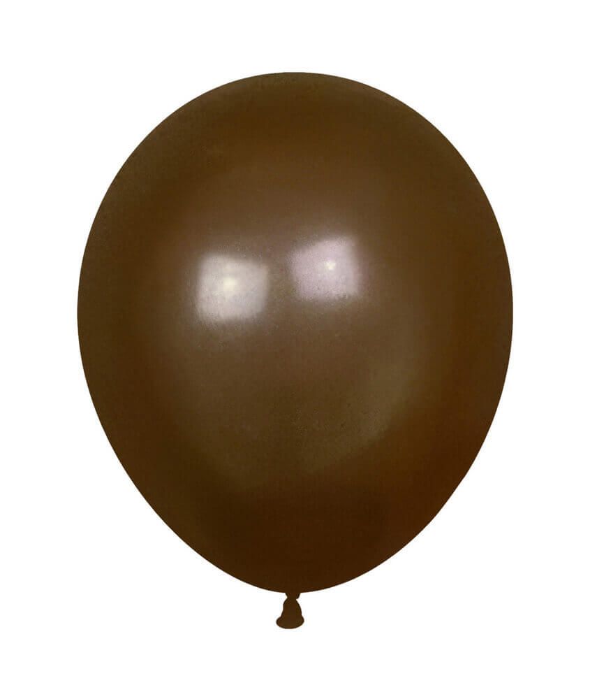 05" Retro Wood Brown (50pcs) Celetex Balloons