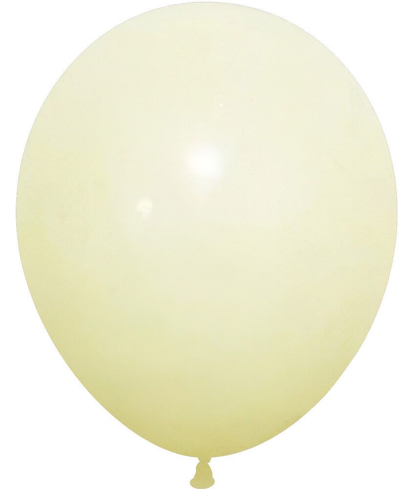 12" Macaron Yellow (50pcs) Celetex Balloons