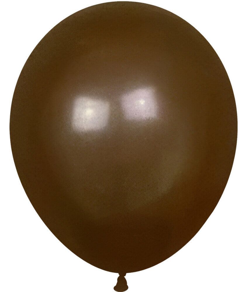 12" Retro Wood Brown (50pcs) Celetex Balloons