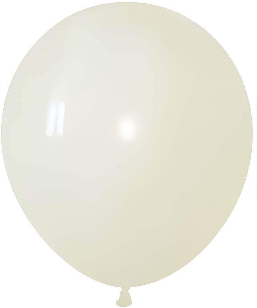 18" Retro Ivory White (25pcs) Celetex Balloons