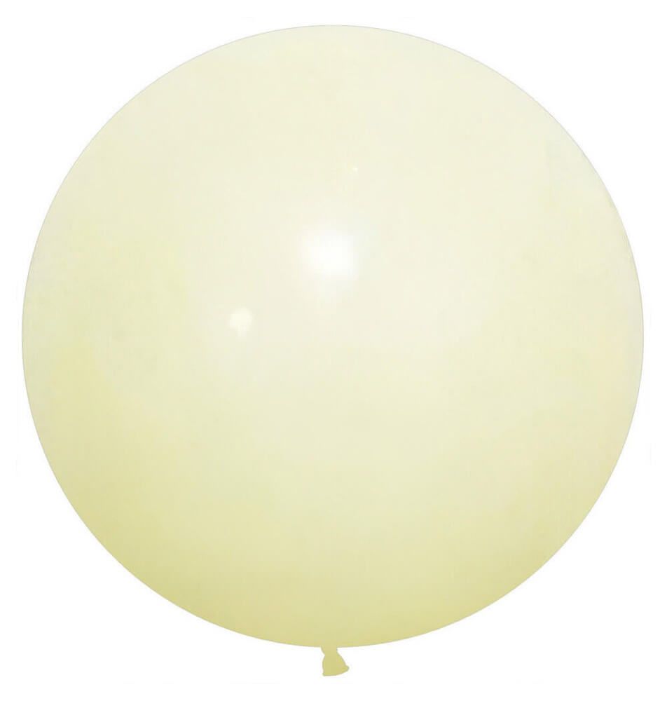 24" Macaron Yellow (5pcs) Celetex Balloons