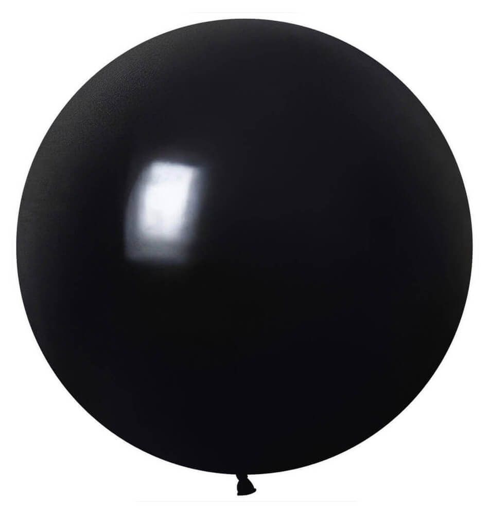 24" Standard Black (5pcs) Celetex Balloons