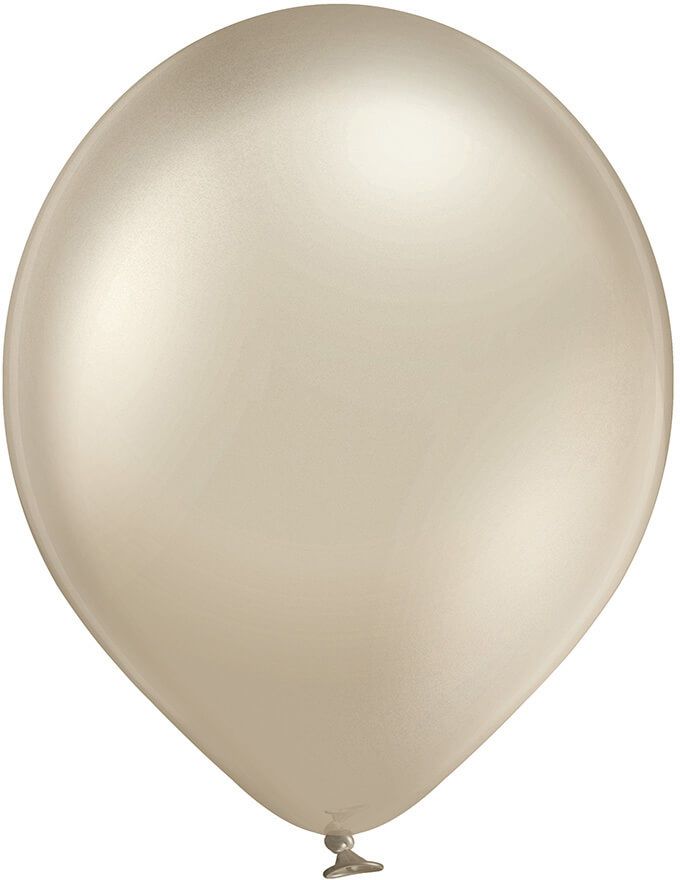 17" Glossy Light Almond (25pcs) Belbal Balloons
