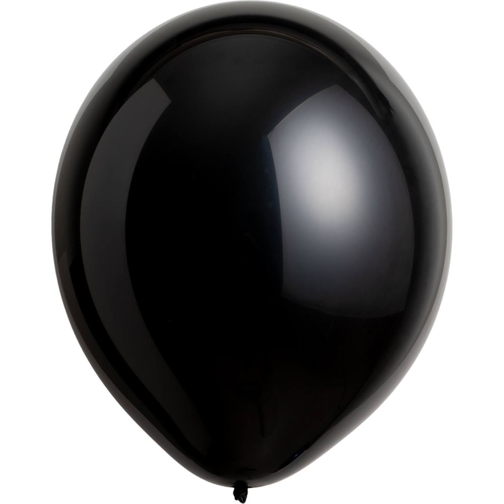 05" Fashion Jet Black (100pcs) Everts Balloons