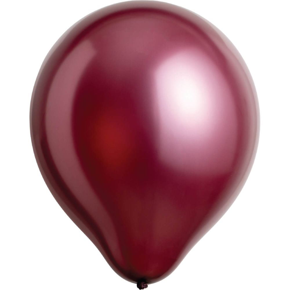05" Metallic Burgundy (100pcs) Everts Balloons