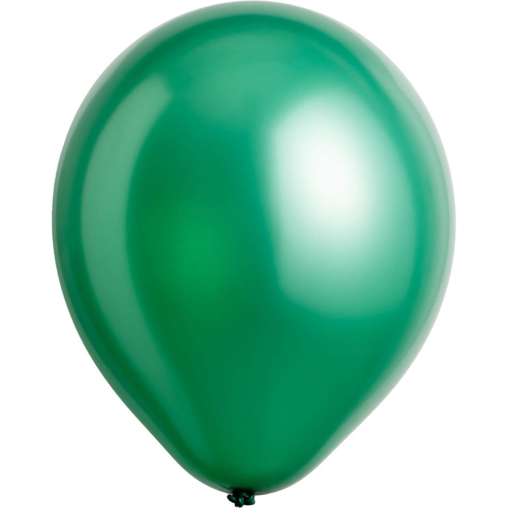 05" Metallic Festive Green (100pcs) Everts Balloons