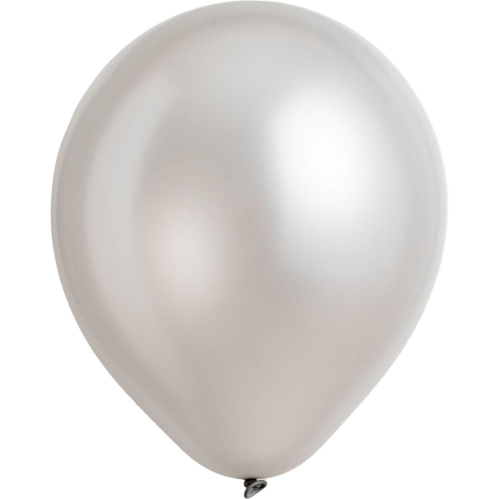 05" Metallic Silver (100pcs) Everts Balloons