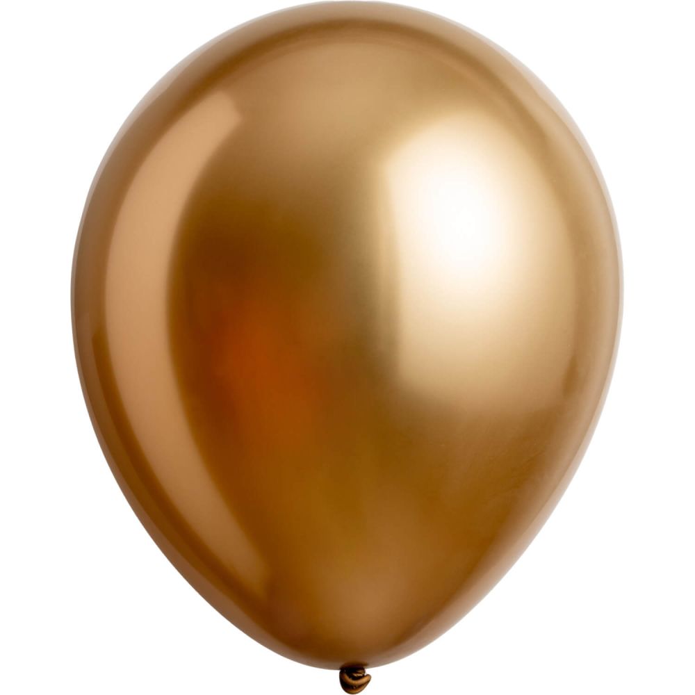05" Satin Luxe Gold Sateen (100pcs) Everts Balloons