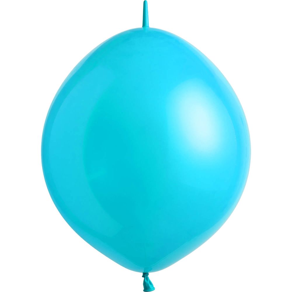 06" Fashion Caribbean Blue Linking (100pcs) Everts Balloons