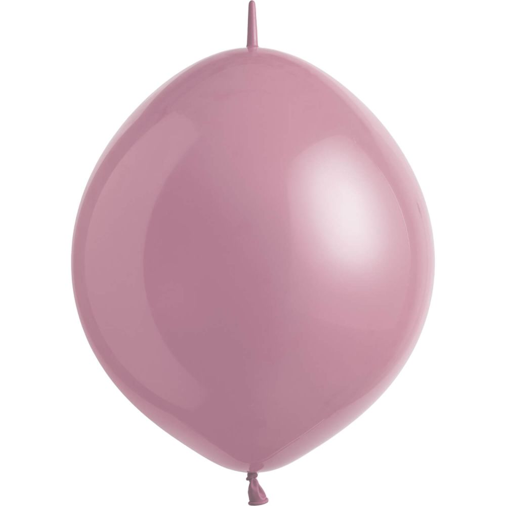 06" Fashion Pretty Pink Linking (100pcs) Everts Balloons