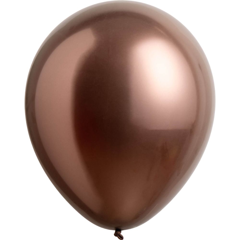 11" Satin Luxe Chocolate Caramel (50pcs) Everts Balloons