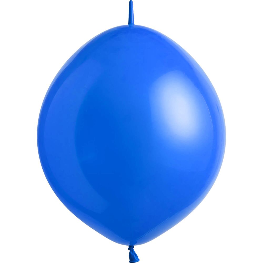 12" Standard Bright Royal Blue Linking (50pcs) Everts Balloons