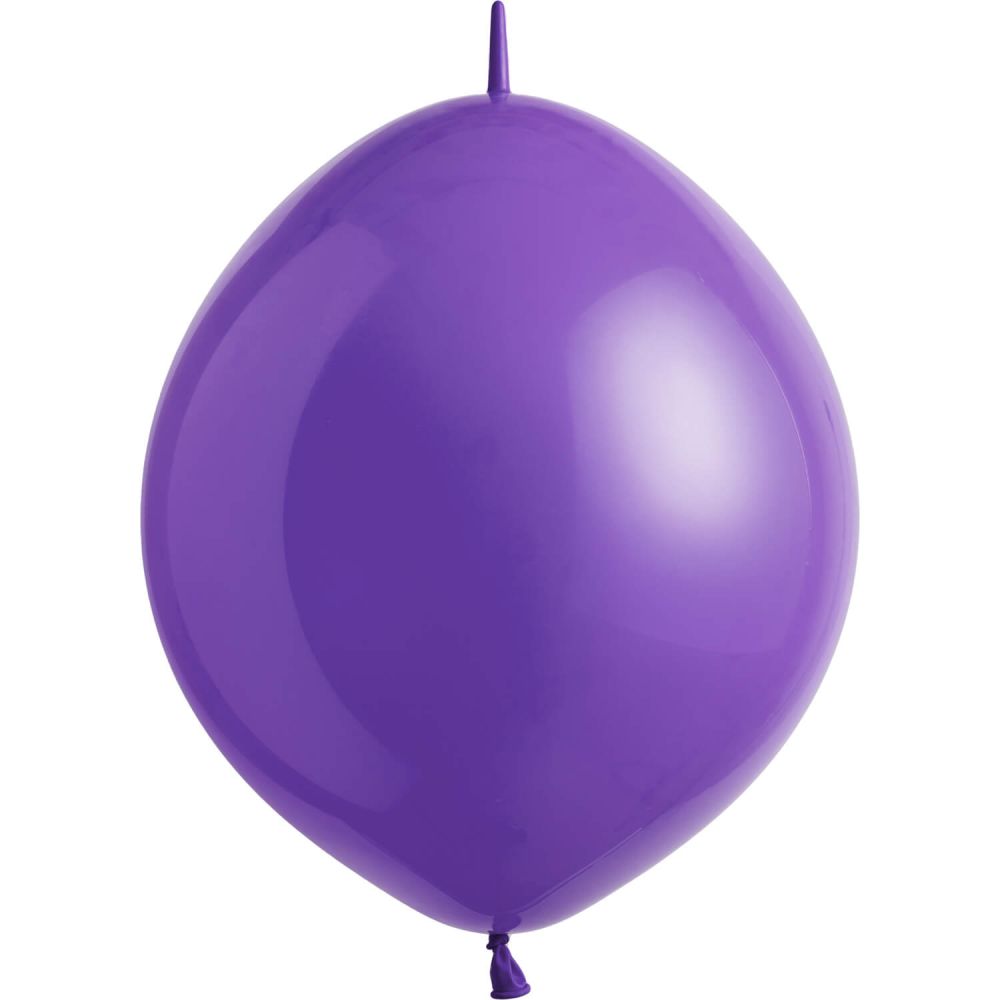 12" Standard Purple Linking (50pcs) Everts Balloons