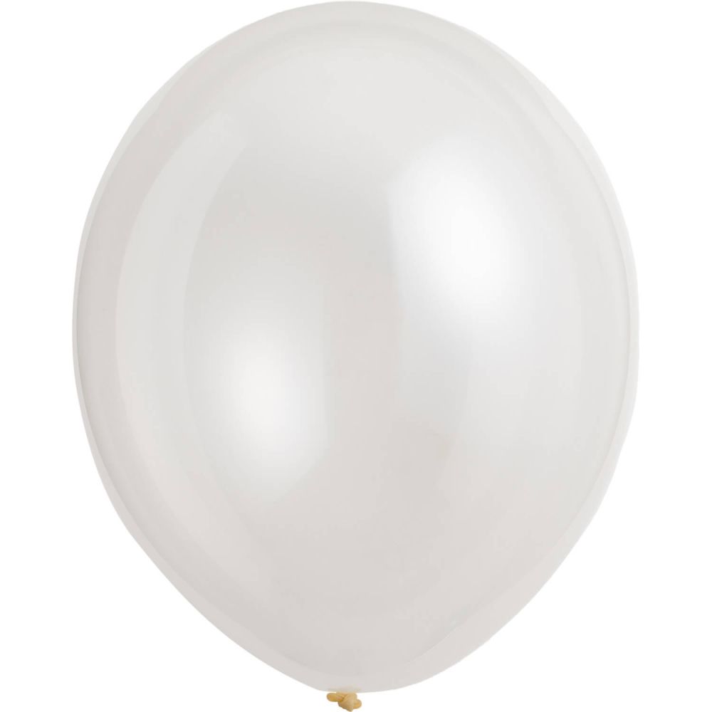 14" Crystal Clear (50pcs) Everts Balloons