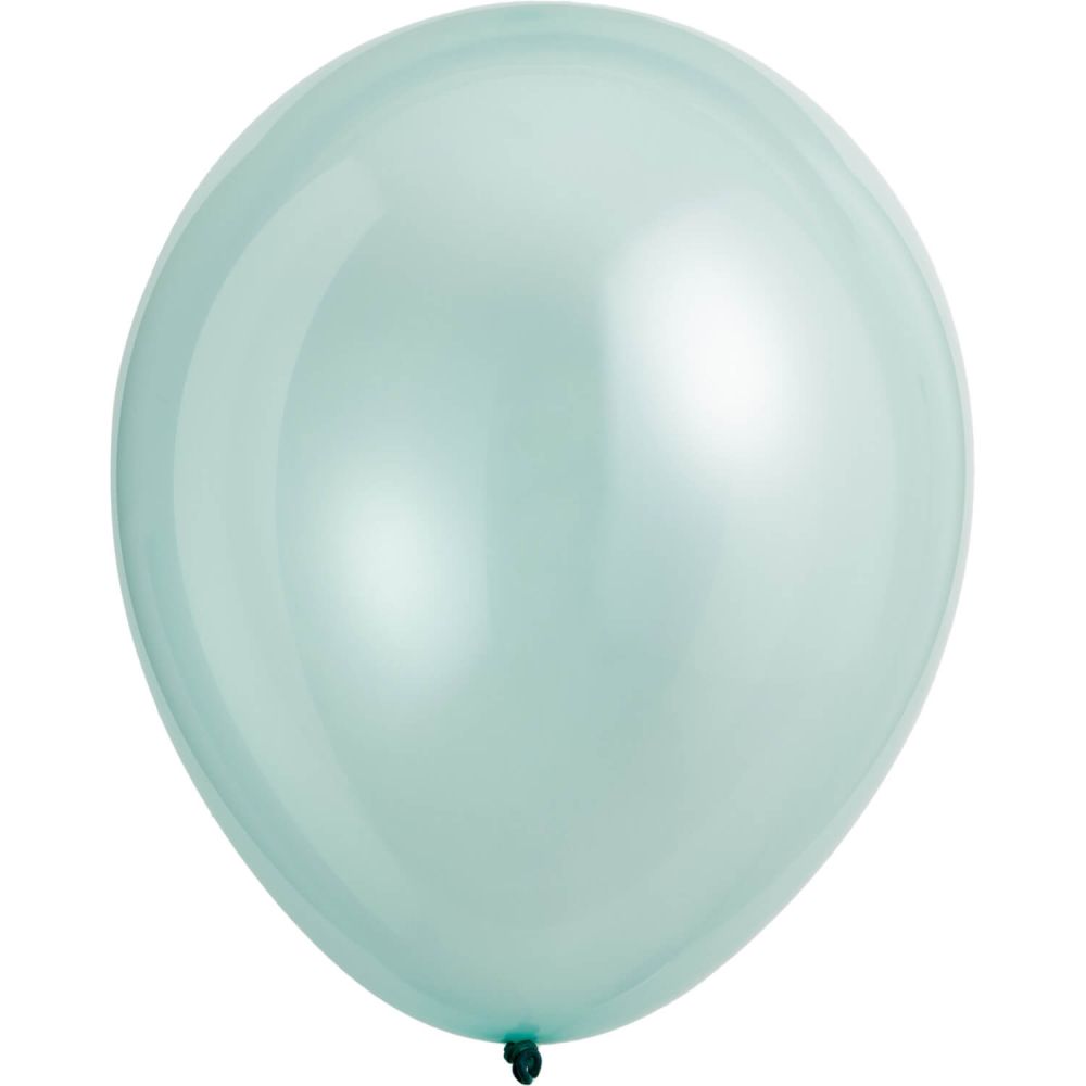 14" Droplet Green (50pcs) Everts Balloons