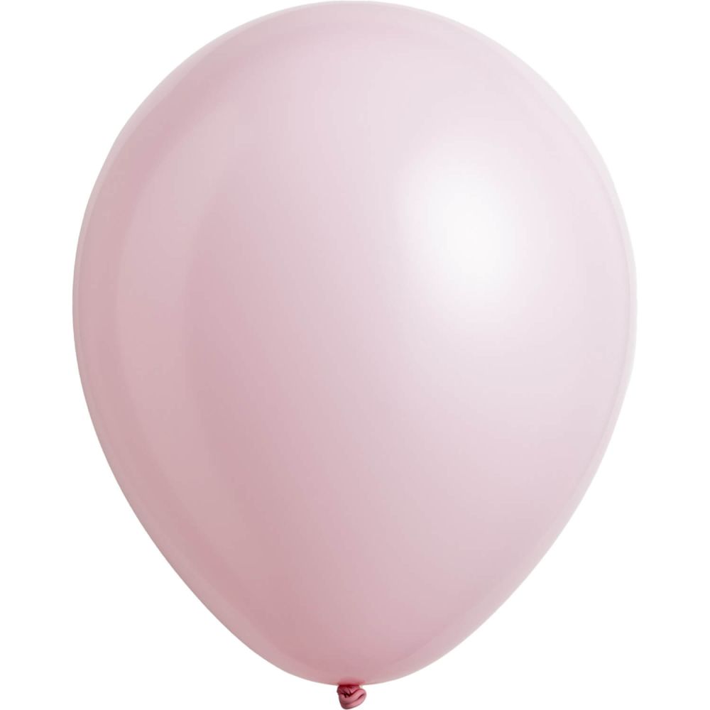 14" Macaron Pink Rose (50pcs) Everts Balloons