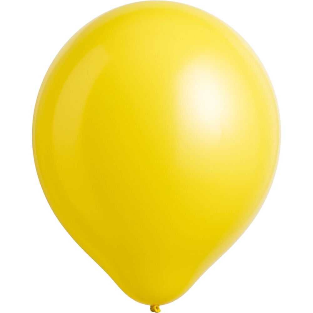 14" Standard Yellow Sunshine (50pcs) Everts Balloons