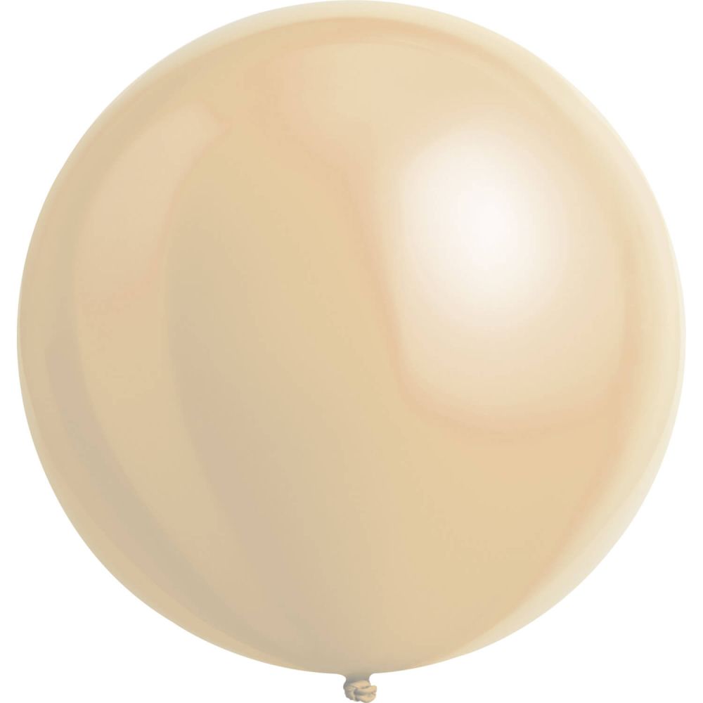 24" Macaron Peach (4pcs) Everts Balloons