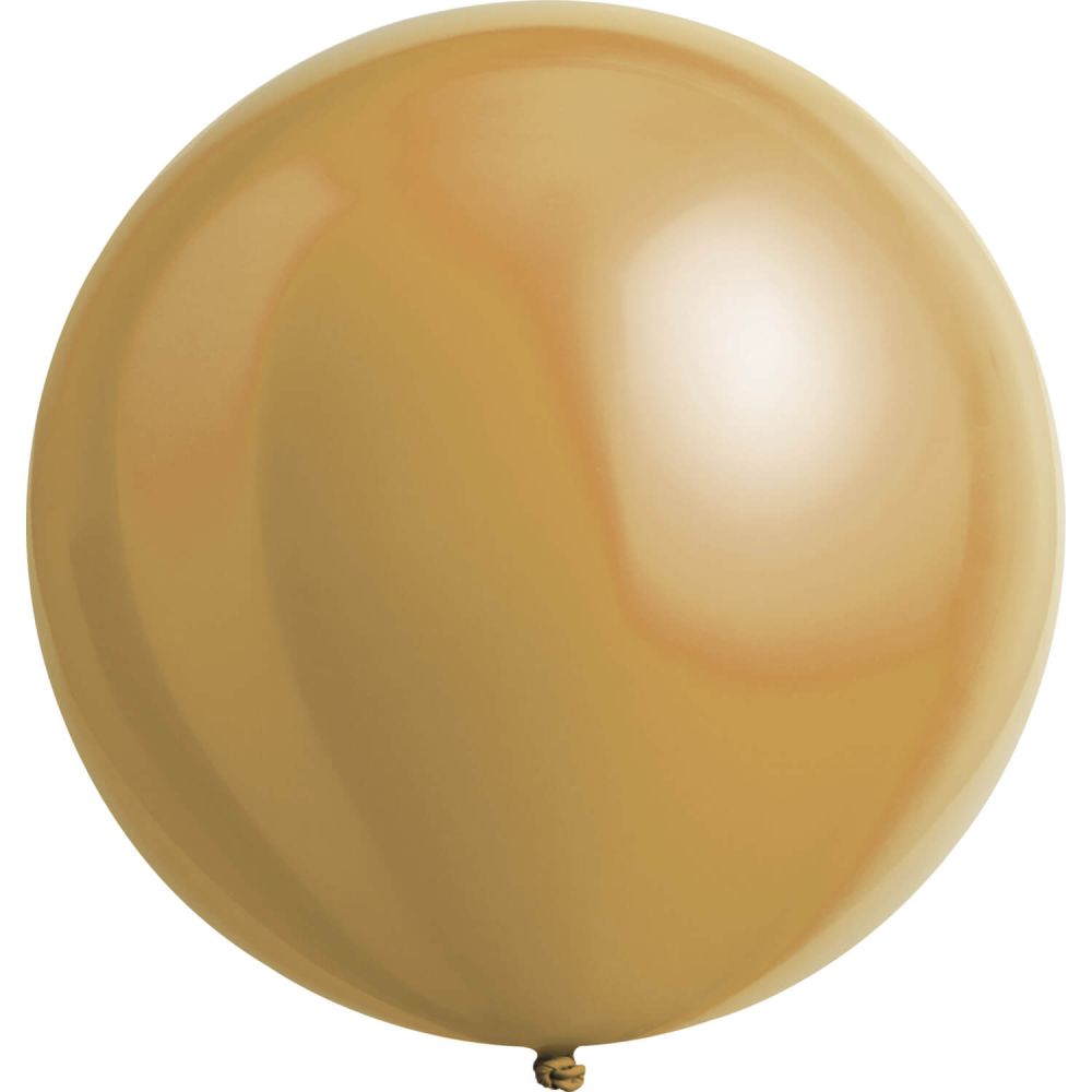 24" Pearl Gold (4pcs) Everts Balloons