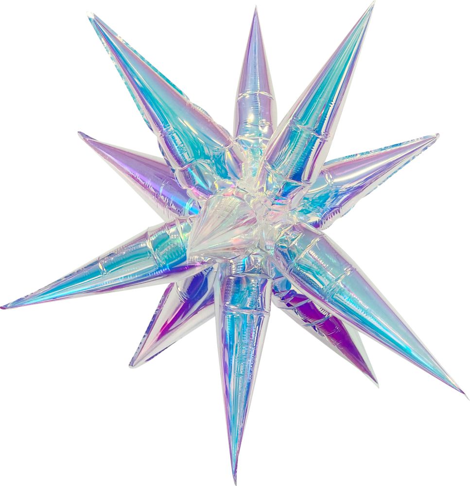 Magic Starburst 40" Mirror Iridescent Balloon