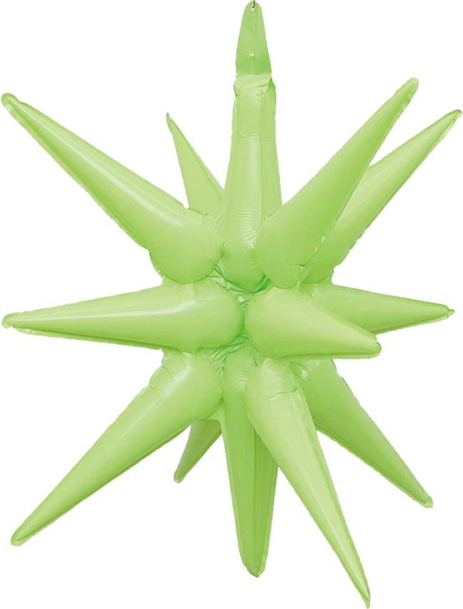 Magic Starburst 22" Pastel Lime Green Balloon