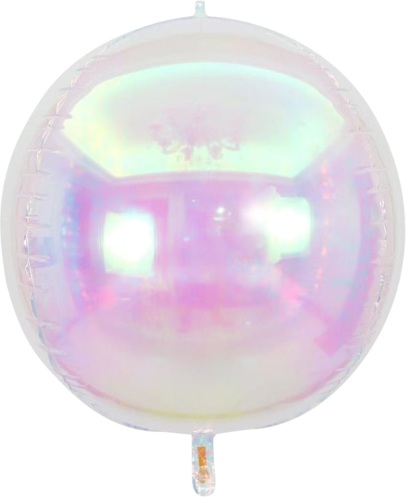 Orb 14" Iridescent Clear Balloon (air only)