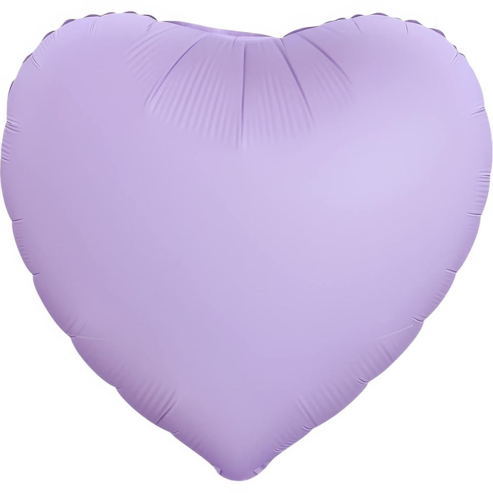 18" Matte Lilac Heart Balloon