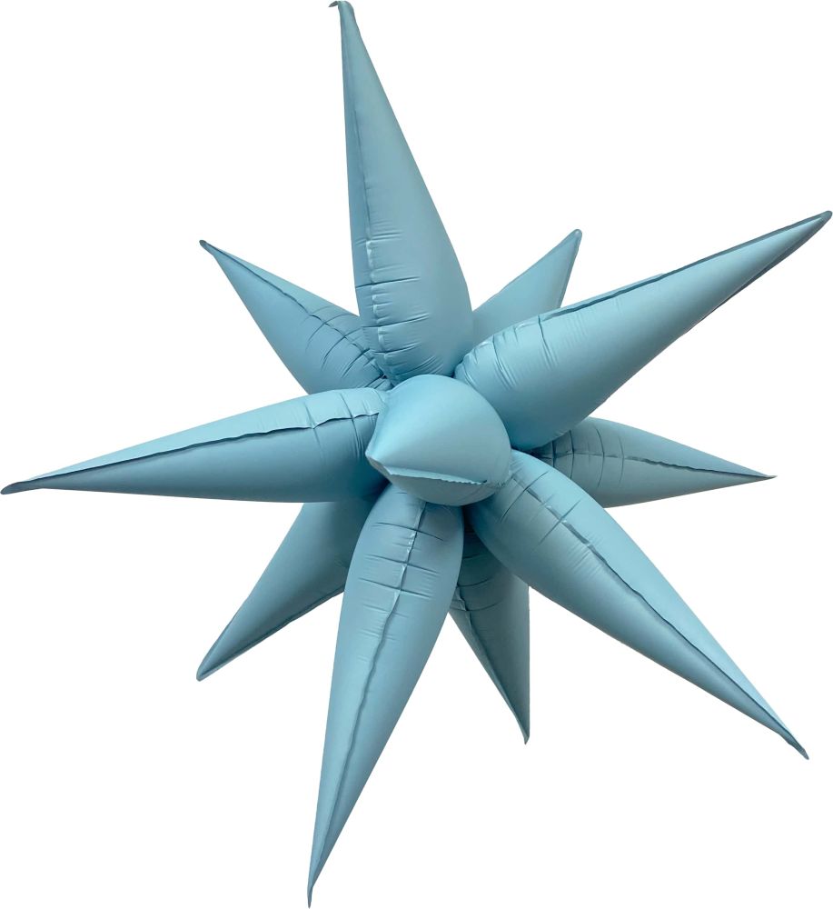 Magic Starburst 40" Matte Blue Balloon