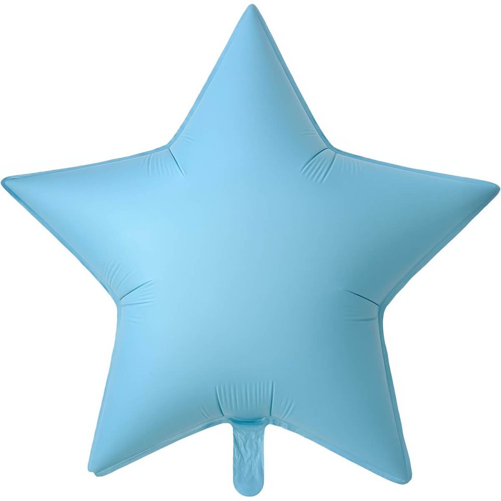 30" Matte Blue Star Balloon