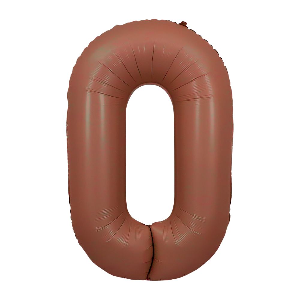 34" Coffee Number 0 Airise Balloon