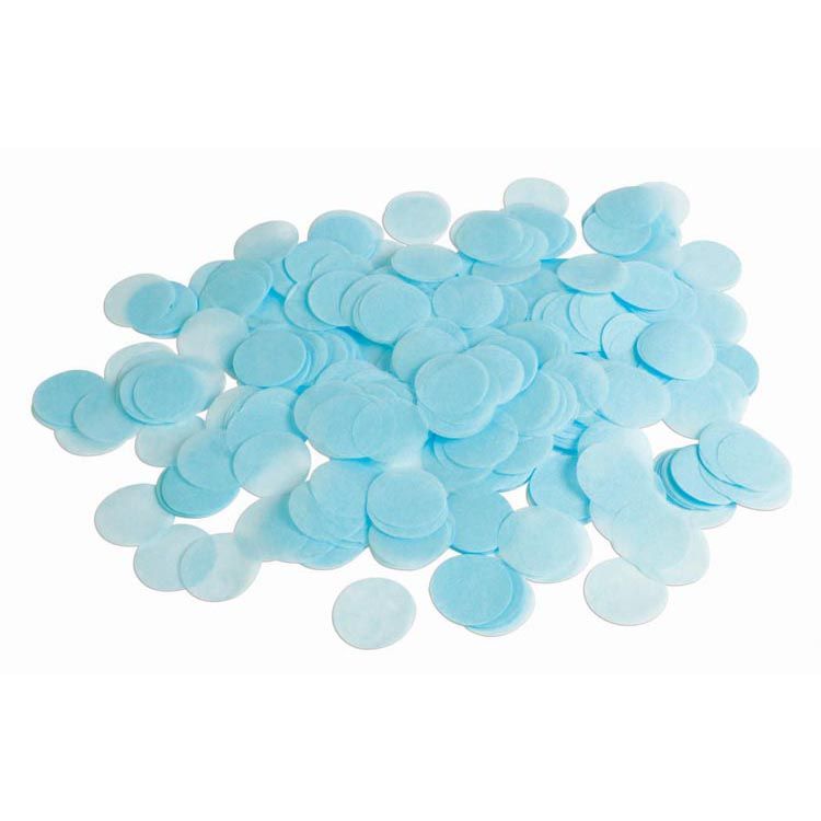2.5cm Paper Confetti Dots Light Blue (22g)