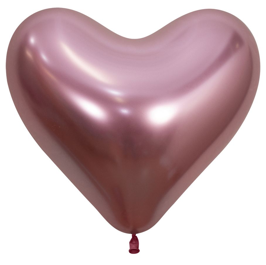 14" Reflex Pink Heart (50pcs) Sempertex Balloons