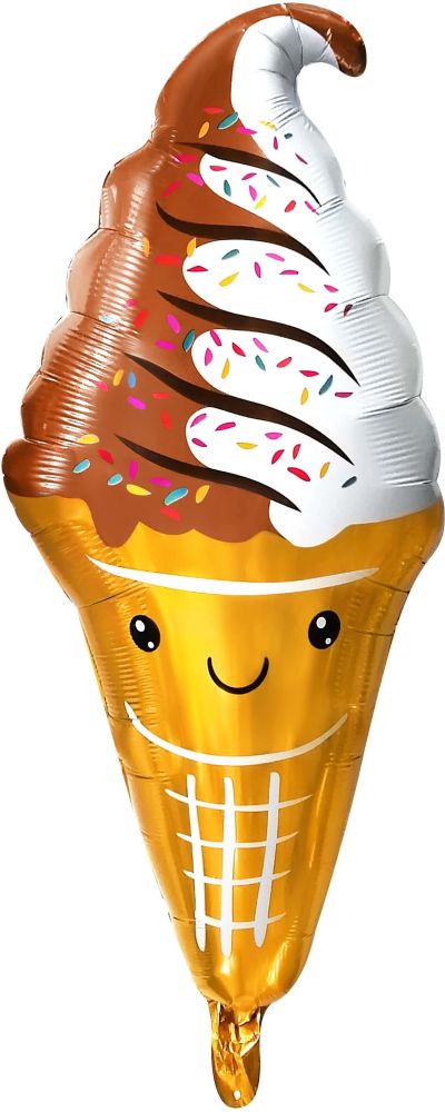 32" Chocolate Ice Cream Balloon
