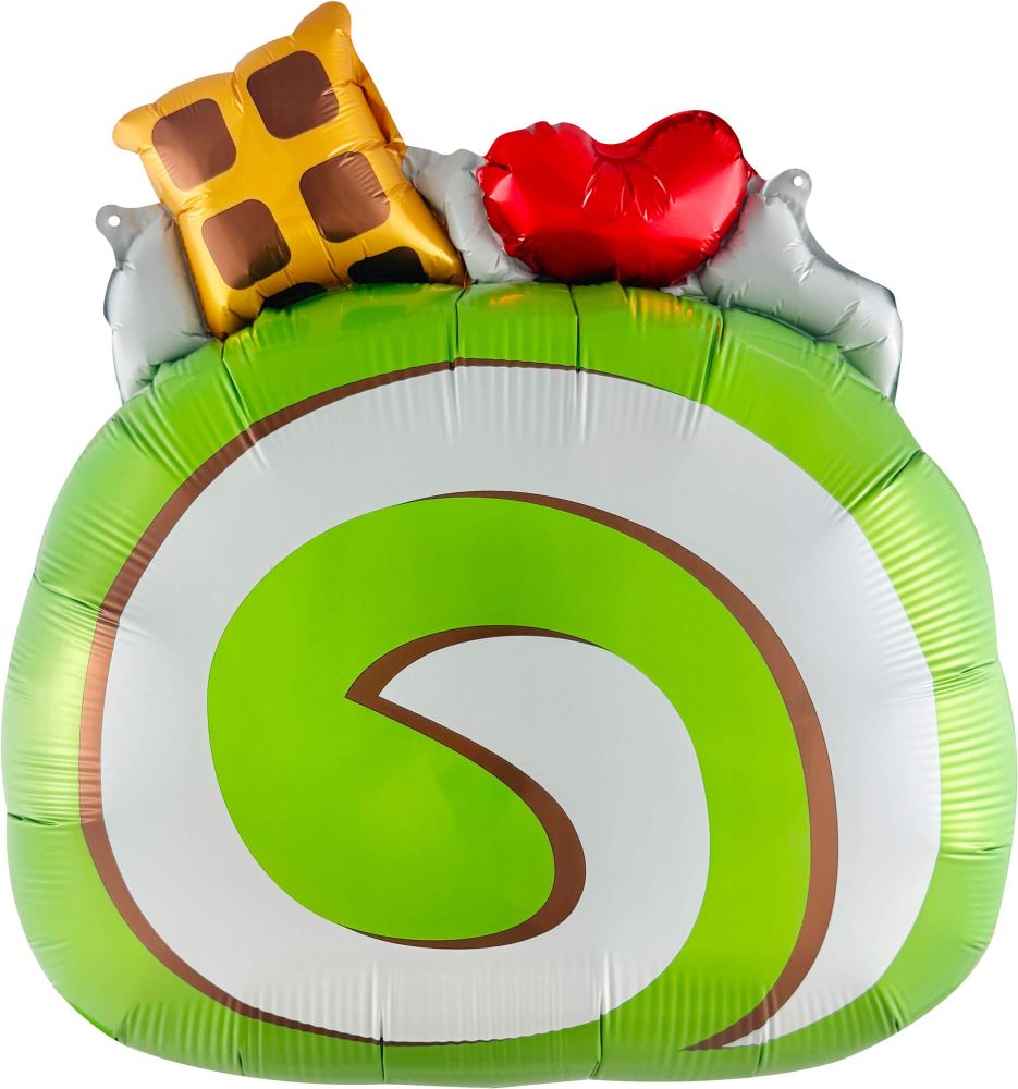 24" Green Tea Swiss Roll Cake Balloon