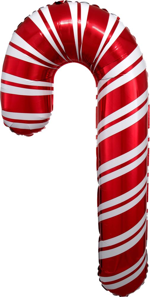 33" Candy Cane Red Balloon